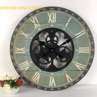 Country Wooden Wall Clock